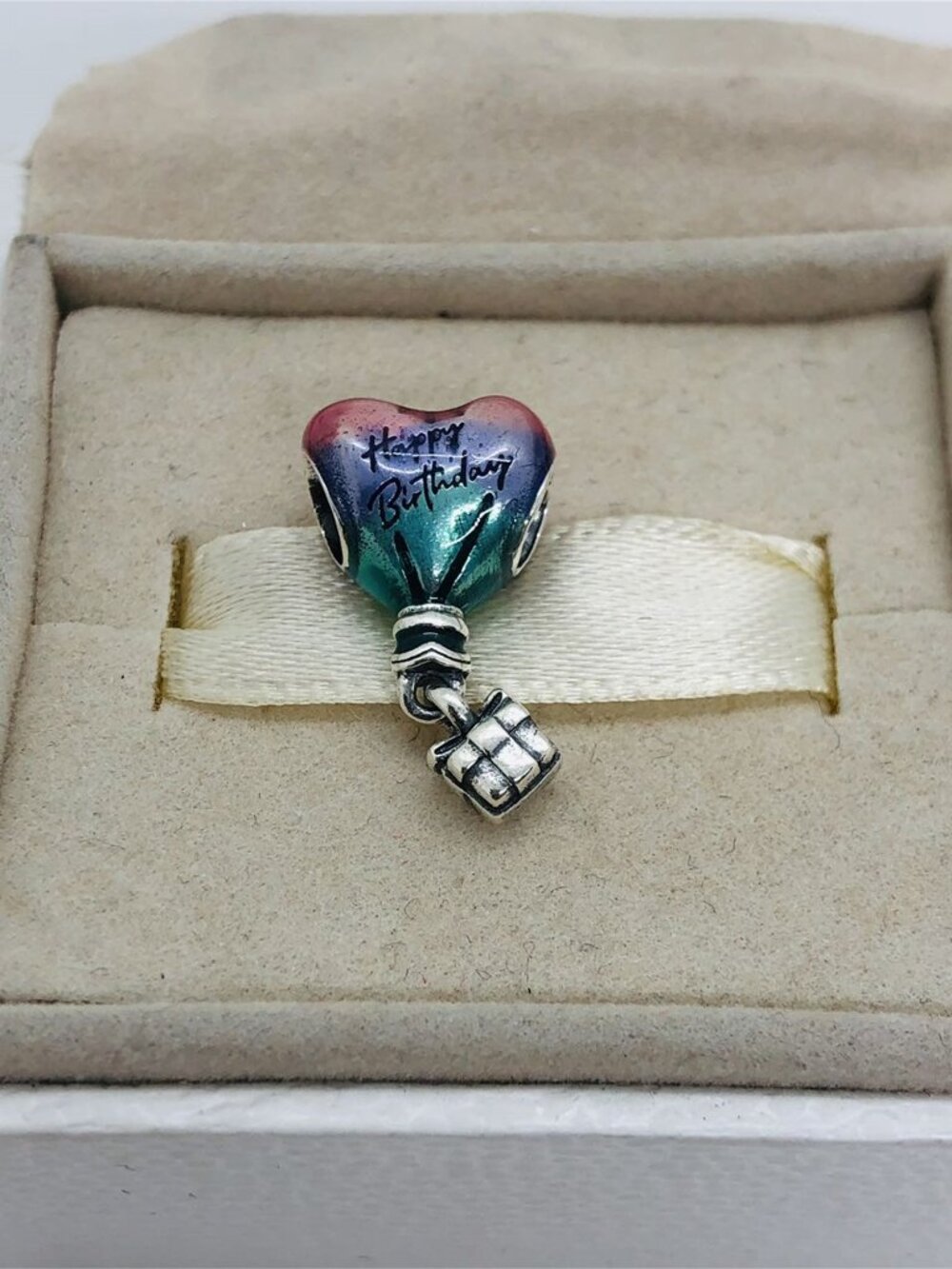 Pandora Happy Birthday Hot Air Balloon Charm